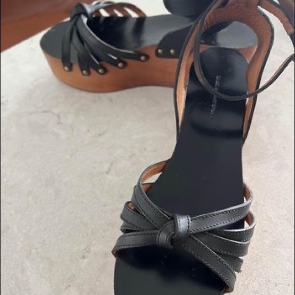 Isabel Marant Wooden Flatform Sandal - Picture 5 of 5